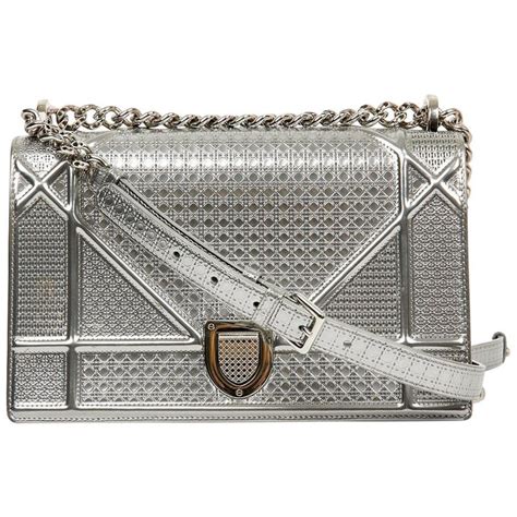 dior silver bag diorama|Dior saddle bag fashionphile.